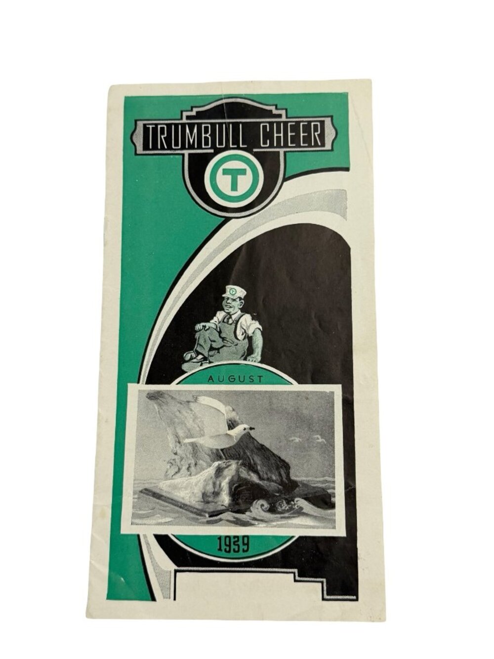 Vintage 1939 Trumbull Cheer Magazine General Electric Industrial Electrical Adve